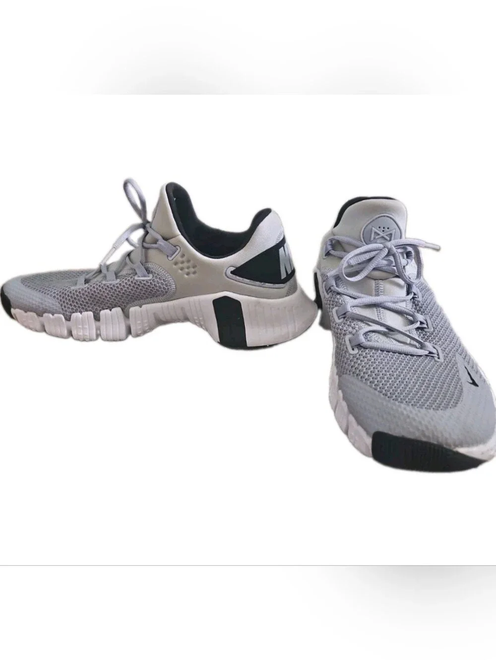Nike Free Metcon 5 CT3886-001 Wolf Gray Black White Men's Size 14